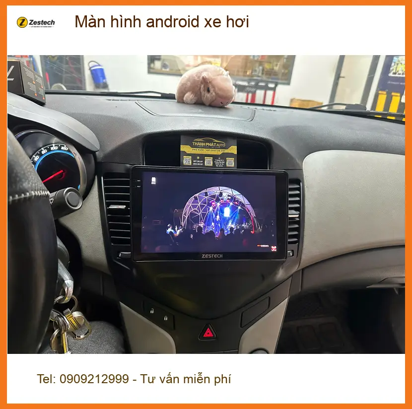 Anh Dũng lắp màn hình android xe hơi cho Kia Sorento tại Quận 7 ảnh thực tế 3