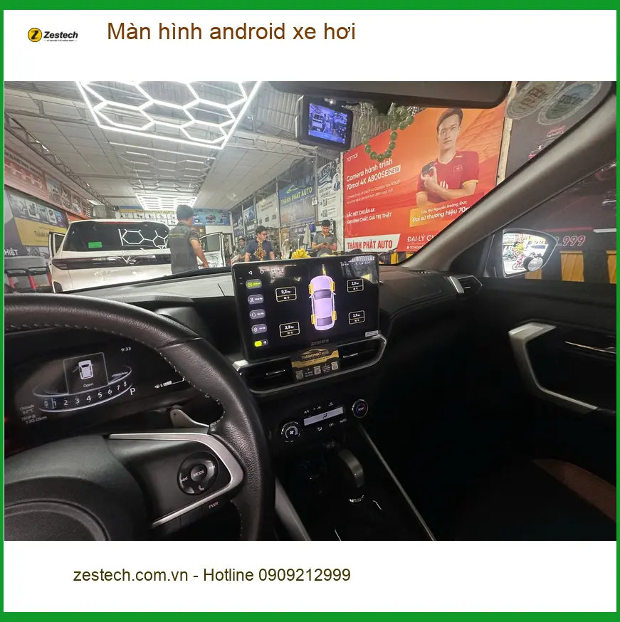 Anh Tấn lắp màn hình Android xe hơi cho Honda CRV tại Quận Phú Nhuận