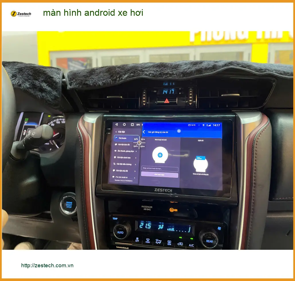 Anh Khải lắp màn hình Android xe hơi cho Kia Carnival tại Quận Tân Phú