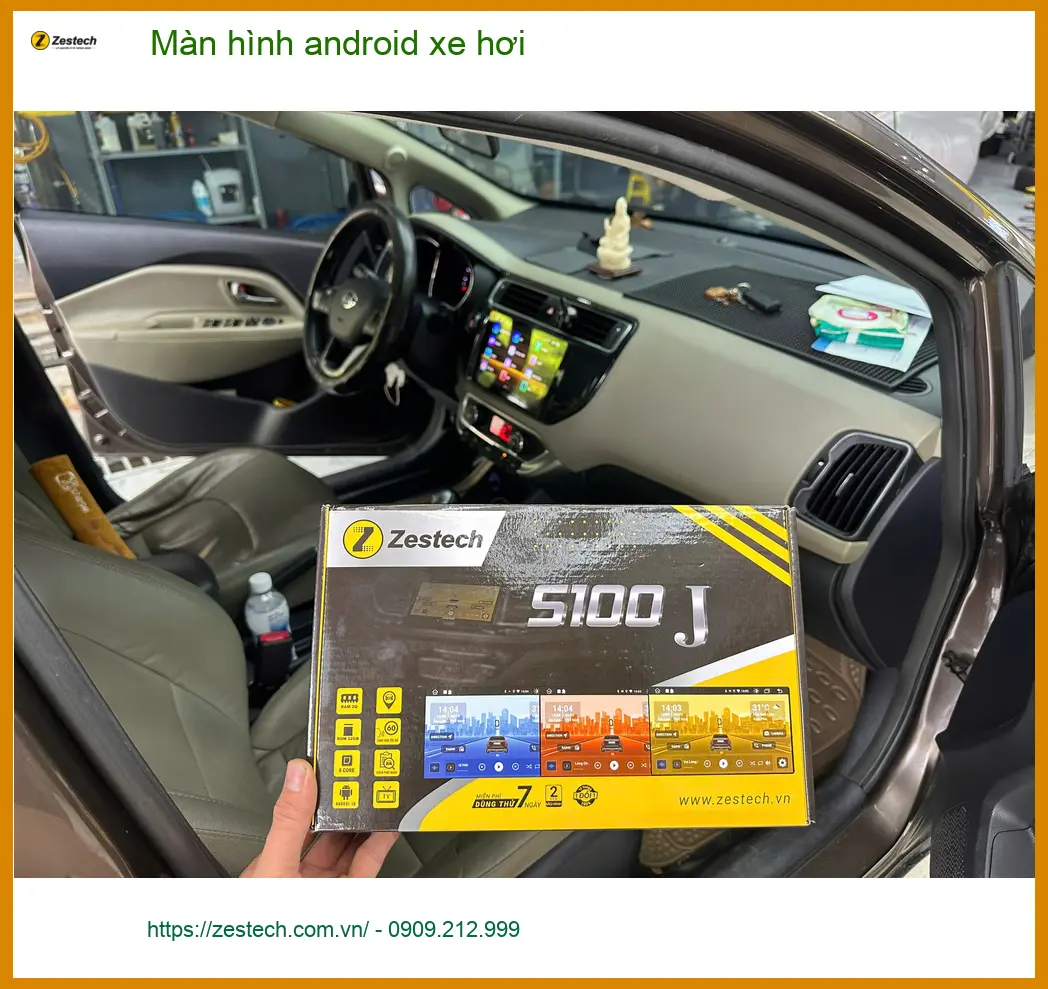 Chú Tấn lắp màn hình android xe hơi cho CX5 tại Phú Nhuận. ảnh thực tế 2