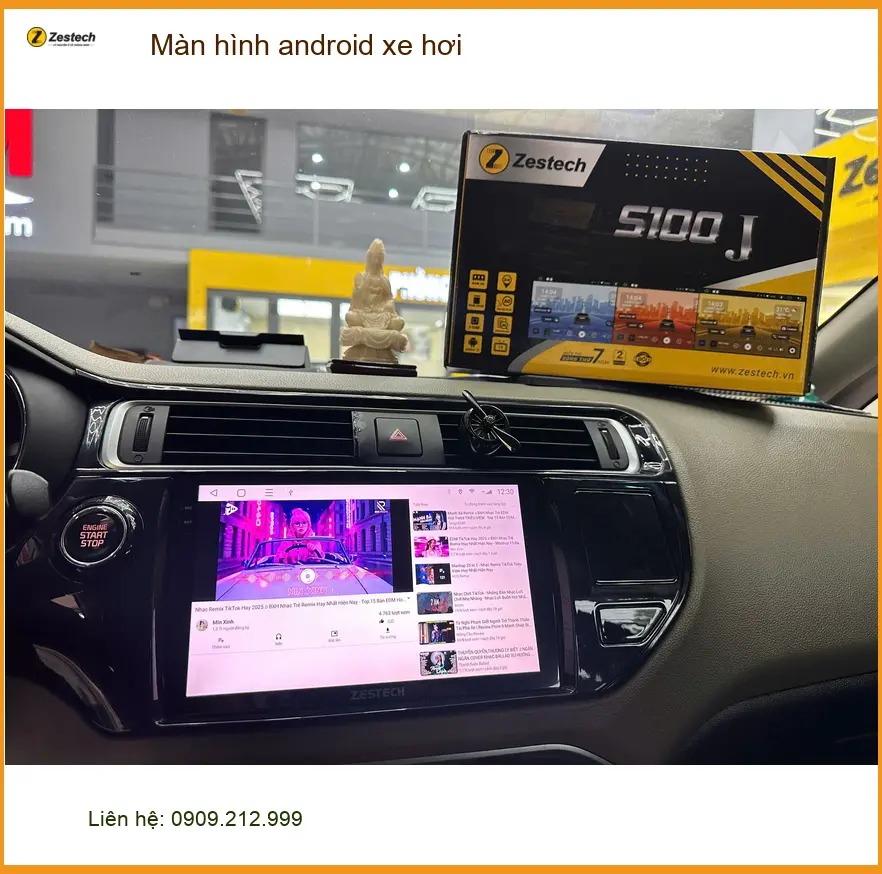 Anh Phước lắp màn hình Android Kia K3 tại Quận 4, mong muốn nhiều tính năng giải trí ảnh thực tế 3