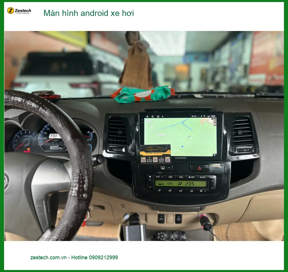Anh Minh Khang lắp màn hình android xe Hyundai Santa Fe Quận Tân Bình ảnh thực tế 3