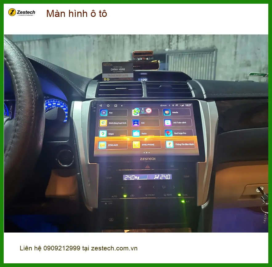 Chị Thảo nâng cấp màn hình ô tô cho Kia Sorento tại Quận 10 để có bản đồ và giải trí