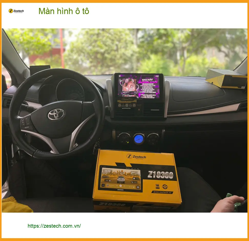 Anh Minh lắp màn hình ô tô Hyundai Accent tại Bình Chánh để dễ dàng dẫn đường ảnh thực tế 2
