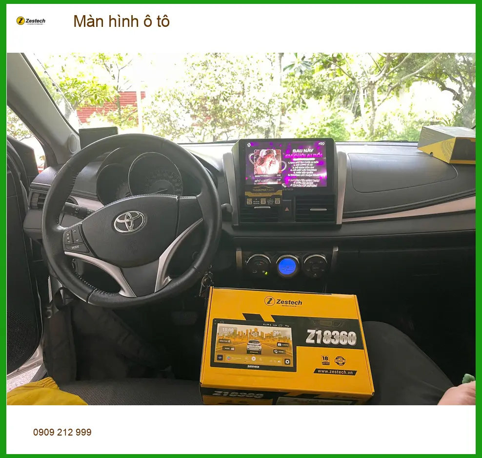 Anh Minh lắp màn hình ô tô Hyundai Accent tại Bình Chánh để dễ dàng dẫn đường ảnh thực tế 5