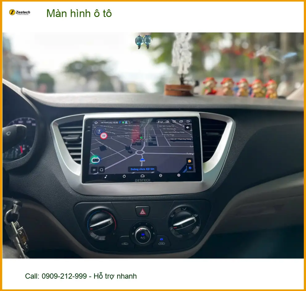 Anh Tài lắp màn hình ô tô hiện đại cho Honda CRV tại Quận Gò Vấp.