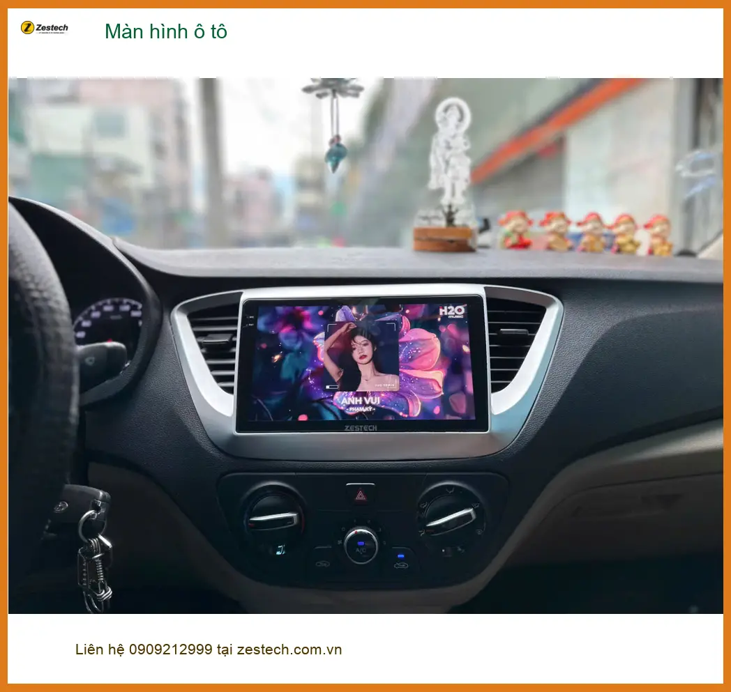 Anh Tài lắp màn hình ô tô hiện đại cho Honda CRV tại Quận Gò Vấp. ảnh thực tế 2