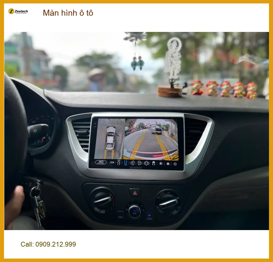 Anh Tài lắp màn hình ô tô hiện đại cho Honda CRV tại Quận Gò Vấp. ảnh thực tế 3