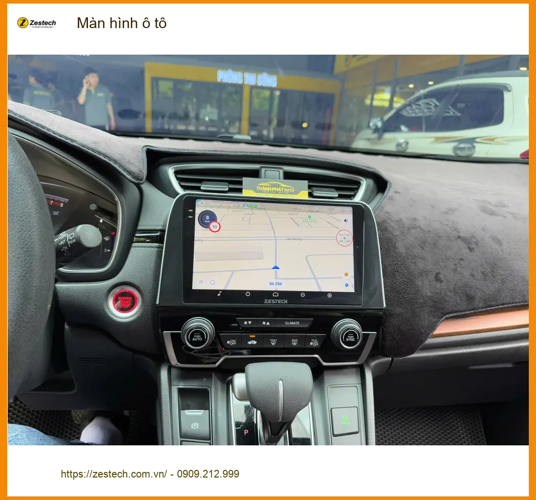 Anh Minh nâng cấp màn hình ô tô cho Hyundai Accent ở Quận Tân Phú vì màn zin đã cũ ảnh thực tế 4