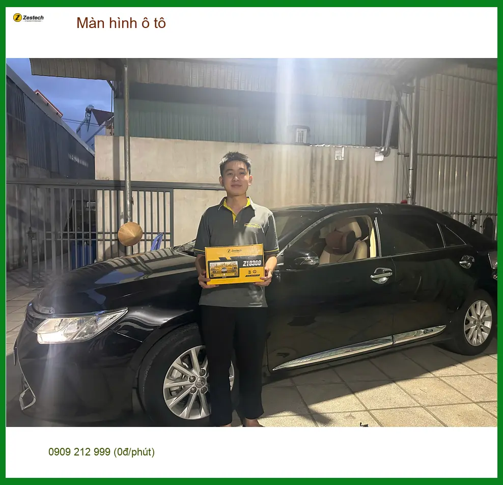 Chị Bích Ngọc nâng cấp màn hình ô tô cho Kia K3 tại Quận Tân Phú