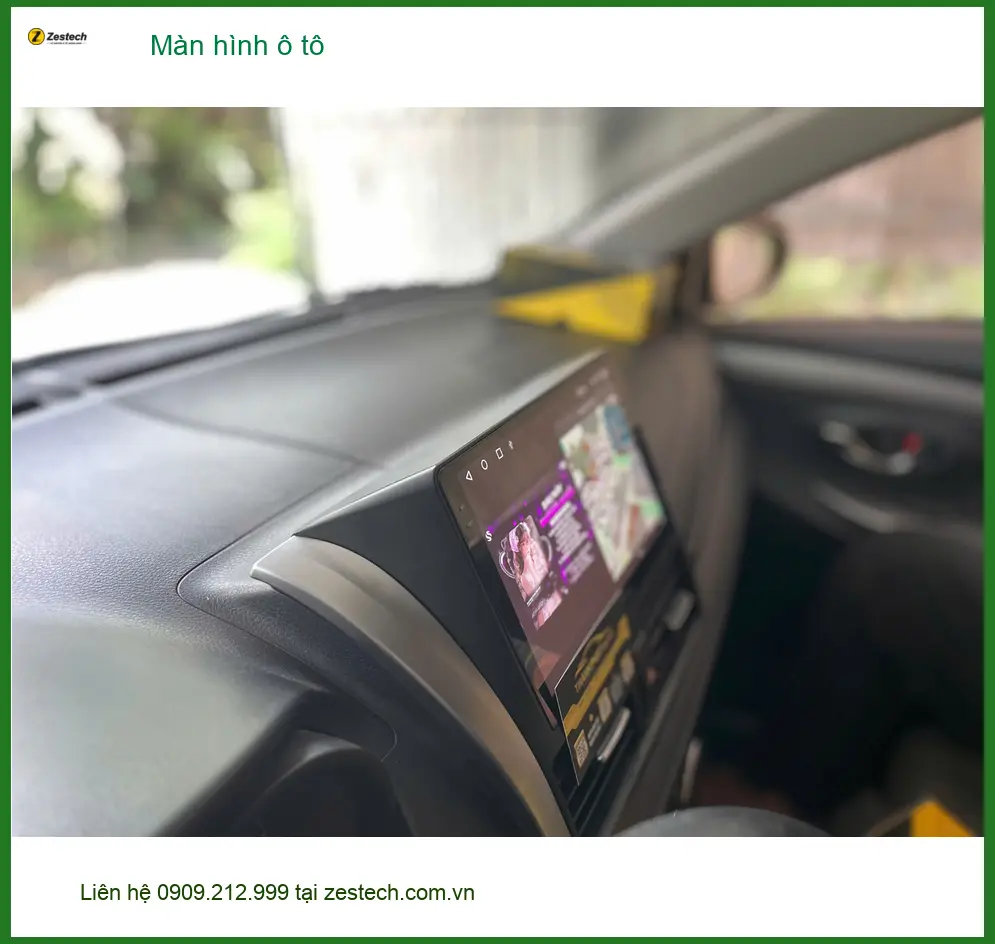 Anh Minh lắp màn hình ô tô cho Mitsubishi Attrage tại Quận 6 để trải nghiệm tốt hơn
