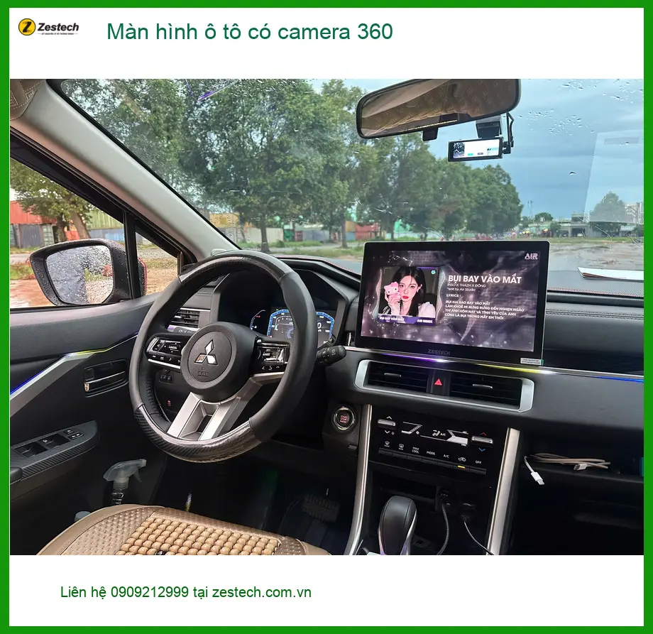 Anh Phước lắp Màn hình ô tô có camera 360 cho Mazda CX-5 đi đường hẹp Cần Giờ ảnh thực tế 4
