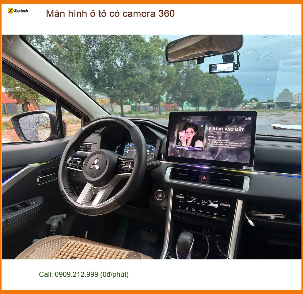 Anh Duy lắp Màn hình ô tô có camera 360 Hyundai Accent ở Quận 12.