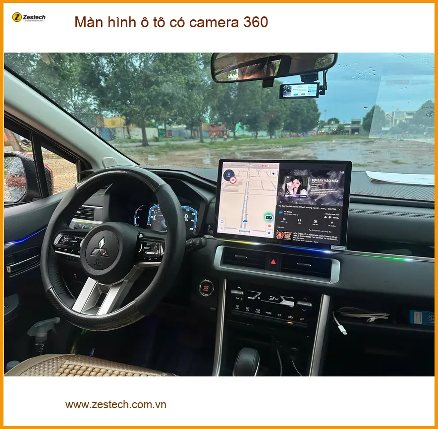 Anh Duy lắp Màn hình ô tô có camera 360 Hyundai Accent ở Quận 12. ảnh thực tế 4