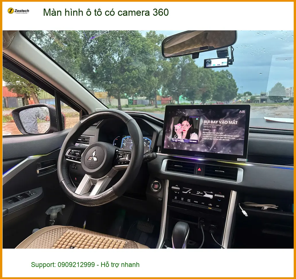 Anh Công lắp màn hình Android có camera 360 cho Hyundai Accent tại Quận 9 ảnh thực tế 3
