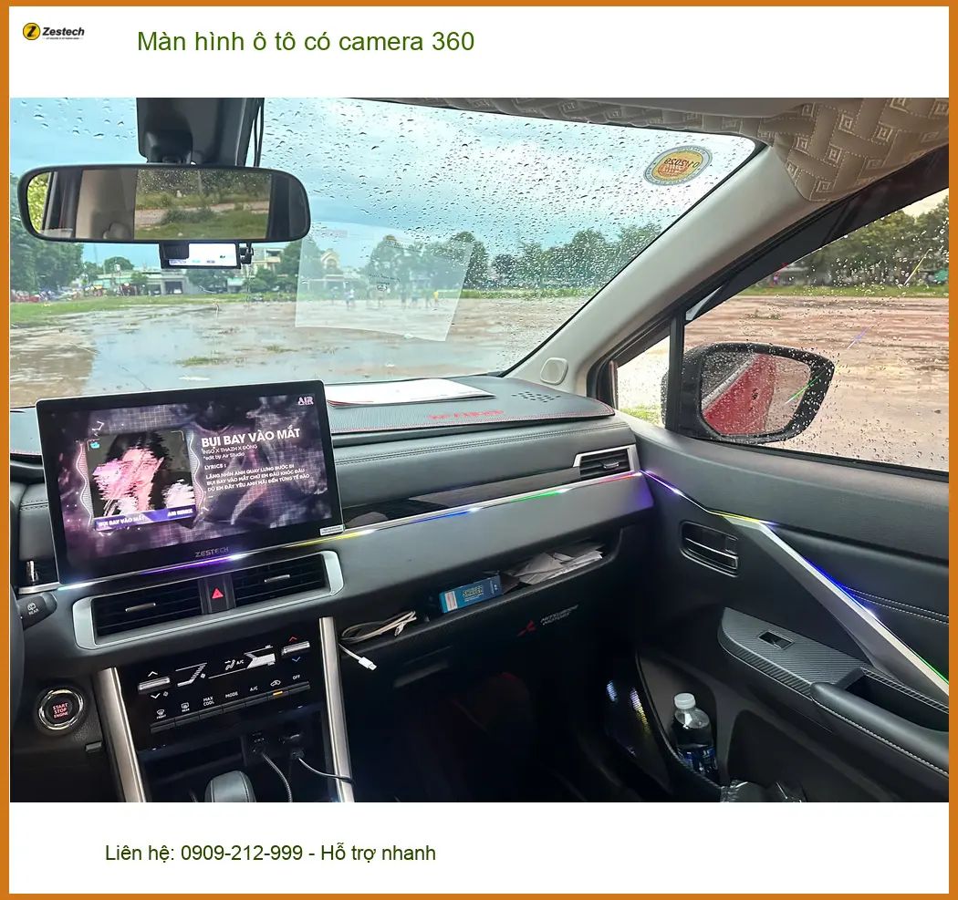 Anh Hải lắp màn hình ô tô có camera 360 cho Kia Sorento ở Phú Nhuận ảnh thực tế 2