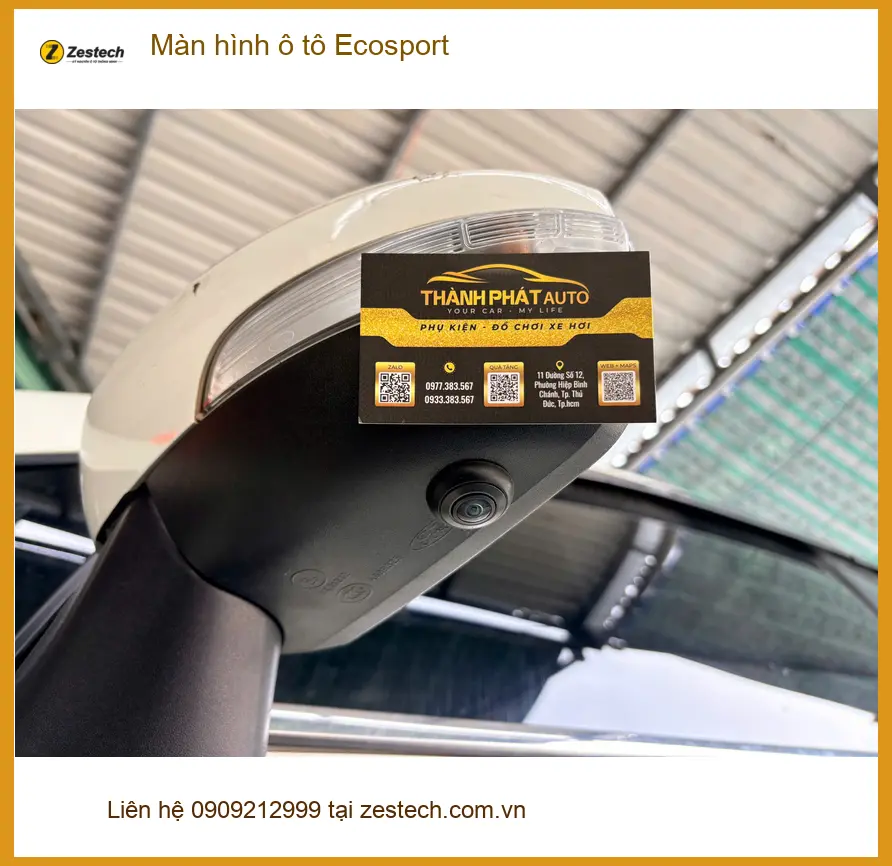 Anh Trí lắp màn hình ô tô Ecosport tại Quận 6 để nâng tầm tiện ích lái xe