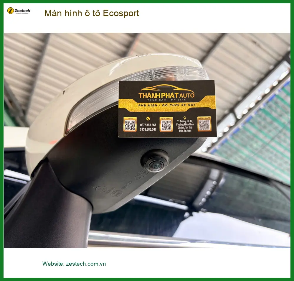 Anh Quang lắp màn hình ô tô Ecosport ở Quận Bình Thạnh cho xe thêm tiện nghi