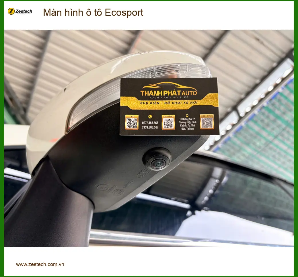 Anh Bách nâng cấp màn hình ô tô Ford Ecosport Quận 10 vì màn zin thiếu tính năng giải trí ảnh thực tế 4