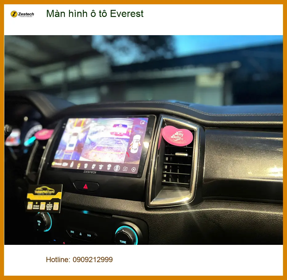 Chú Đông nâng cấp màn hình Android chính hãng cho Ford Everest ở Quận 2