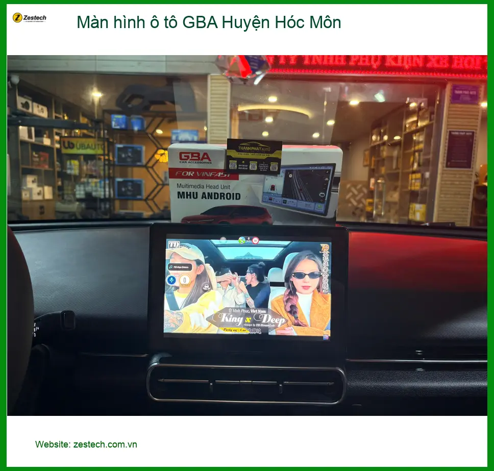 Nơi Lắp Màn Hình Android Ô Tô hình ô tô GBA Hóc Môn - Giá Tốt TPHCM ảnh thực tế 2