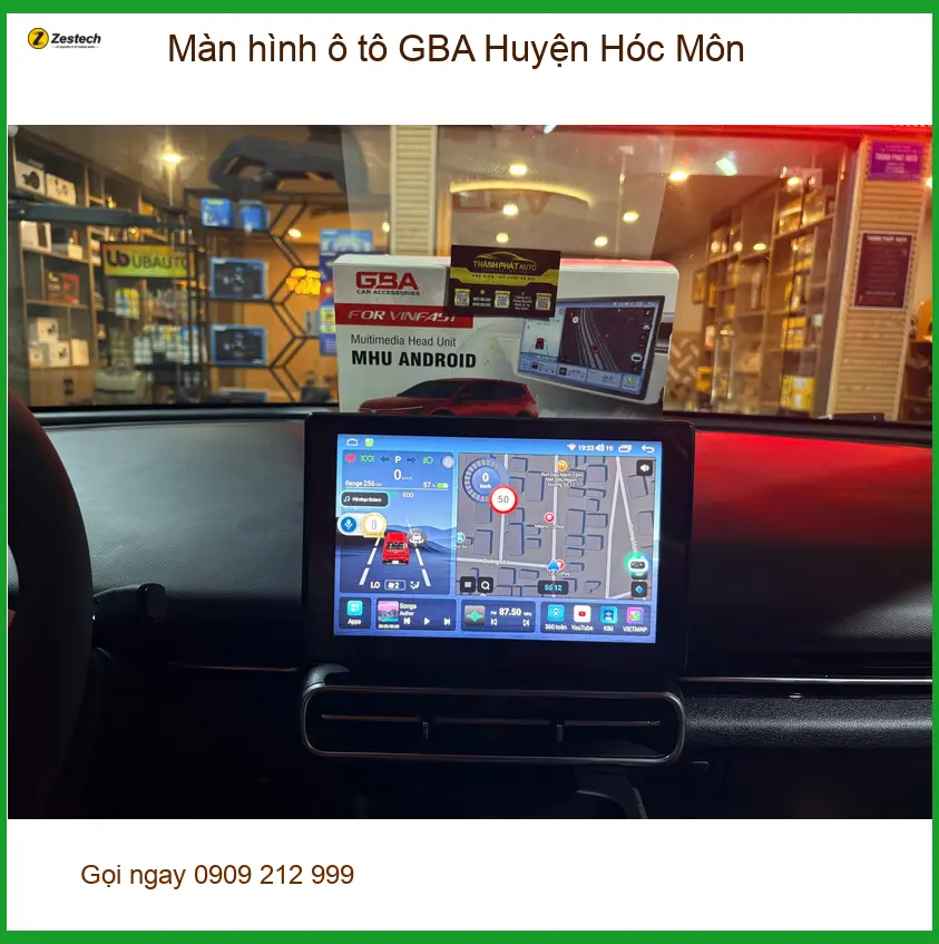 Nơi Lắp Màn Hình Android Ô Tô hình ô tô GBA Hóc Môn - Giá Tốt TPHCM ảnh thực tế 3