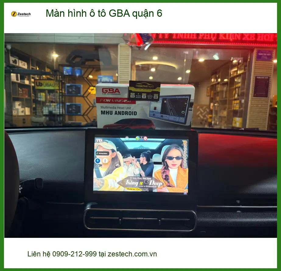 Trung Tâm Lắp Đặt Màn Hình Android Ô Tô hình ô tô GBA quận 6 - Lắp Đặt Uy Tín TPHCM