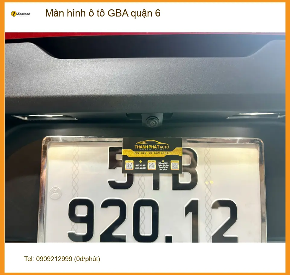 Trung Tâm Lắp Đặt Màn Hình Android Ô Tô hình ô tô GBA quận 6 - Lắp Đặt Uy Tín TPHCM ảnh thực tế 3
