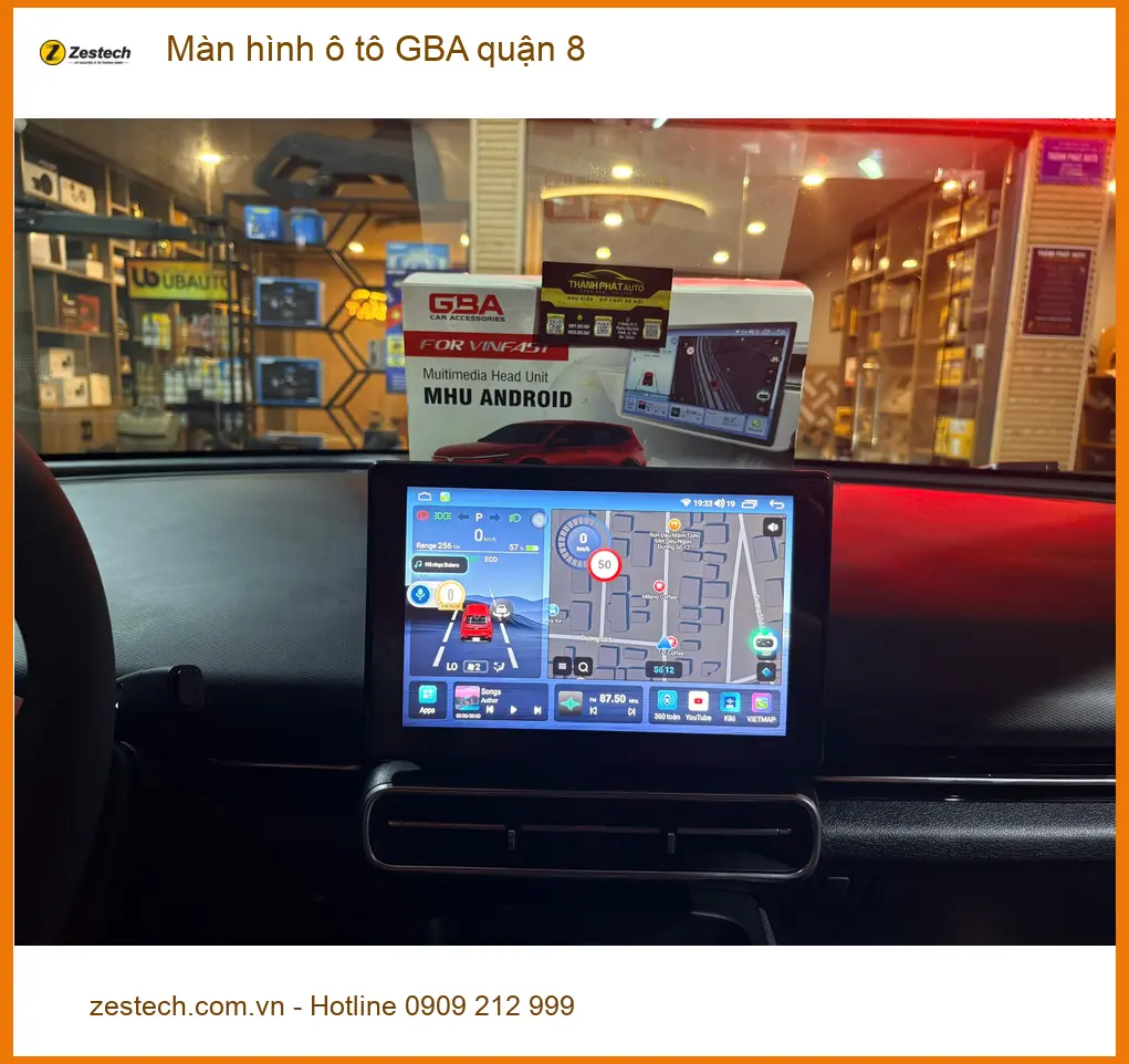 Trung Tâm Gắn Màn Hình Android Ô Tô hình ô tô GBA quận 8 - Nâng Cấp Chính Hãng