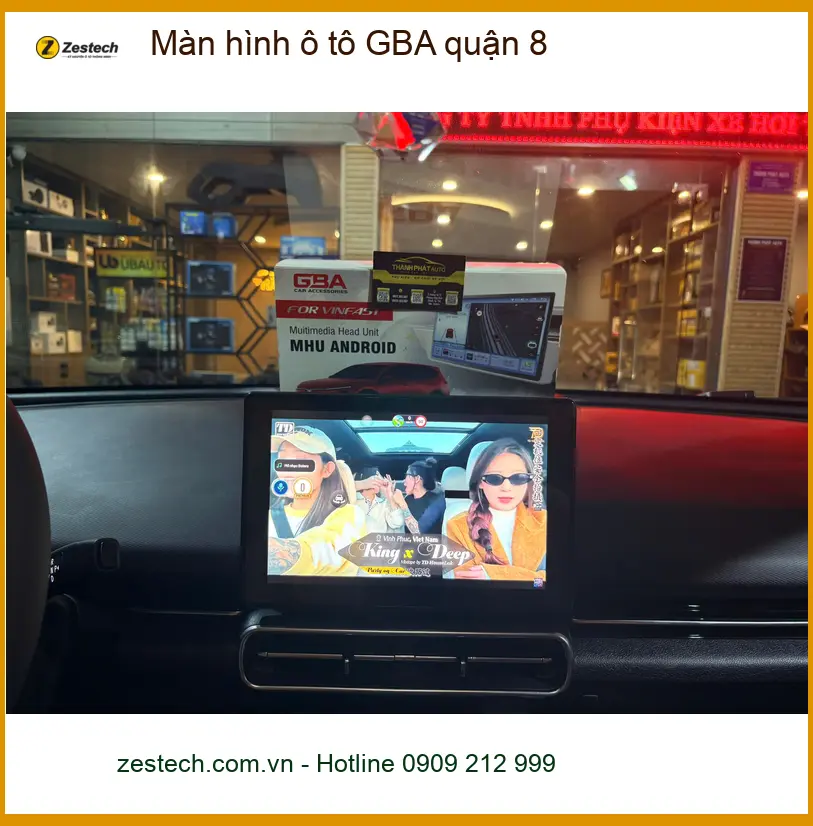 Trung Tâm Gắn Màn Hình Android Ô Tô hình ô tô GBA quận 8 - Nâng Cấp Chính Hãng ảnh thực tế 2