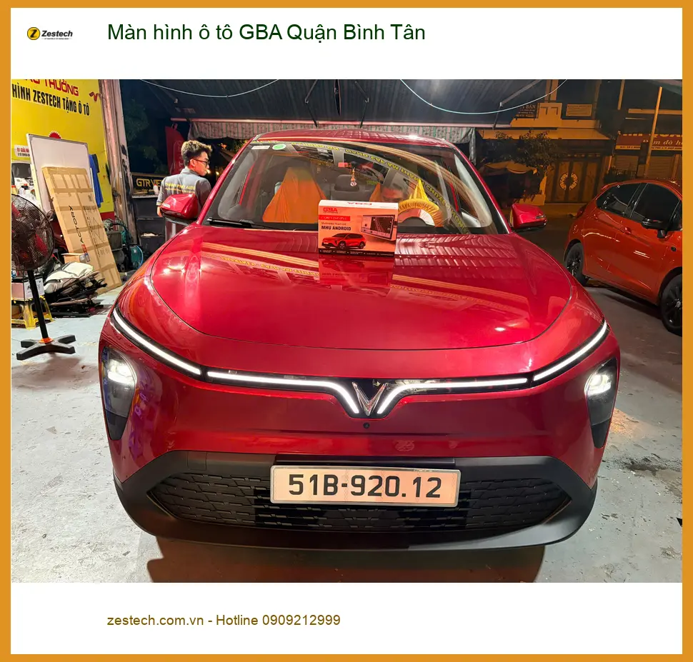 Nơi Lắp Màn Hình Android Ô Tô hình ô tô GBA Quận Bình Tân - Giá Tốt TPHCM ảnh thực tế 2