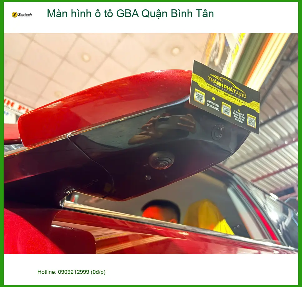 Nơi Lắp Màn Hình Android Ô Tô hình ô tô GBA Quận Bình Tân - Giá Tốt TPHCM ảnh thực tế 3