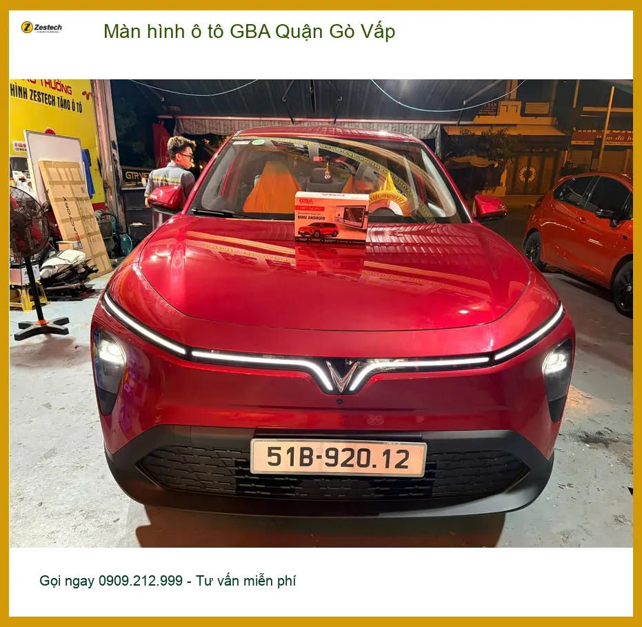 Nơi Gắn Màn Hình Android Ô Tô hình ô tô GBA Quận Gò Vấp - Gắn Nhanh Trong Ngày