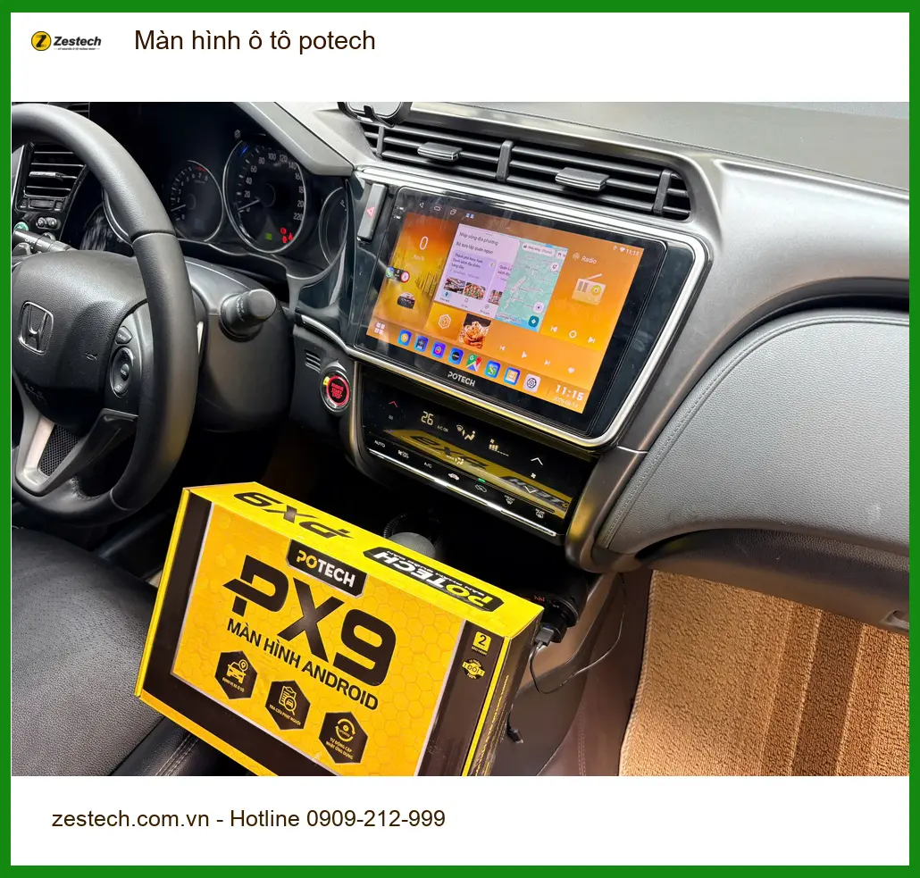 Anh Khải nâng cấp màn hình ô tô Potech cho Mazda 3 tại Quận 10 ảnh thực tế 2