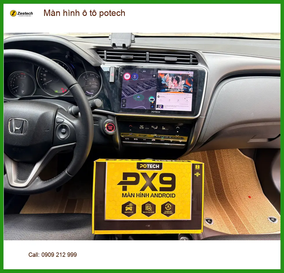 Anh Khải nâng cấp màn hình ô tô Potech cho Mazda 3 tại Quận 10 ảnh thực tế 3