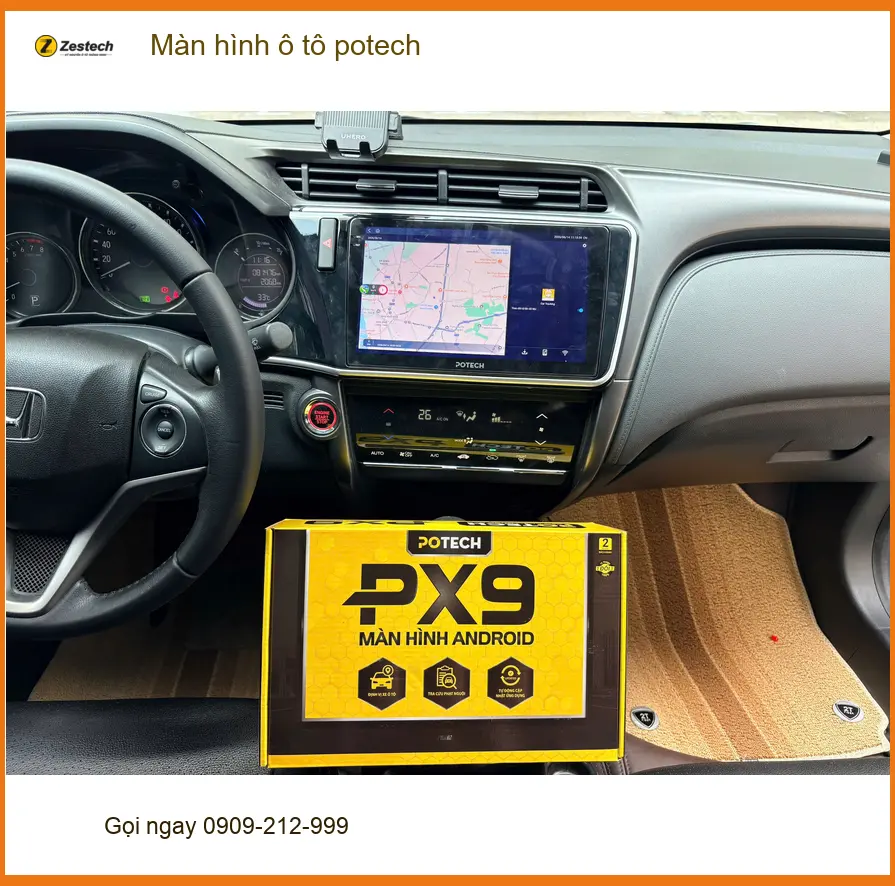Anh Khải nâng cấp màn hình ô tô Potech cho Mazda 3 tại Quận 10 ảnh thực tế 4