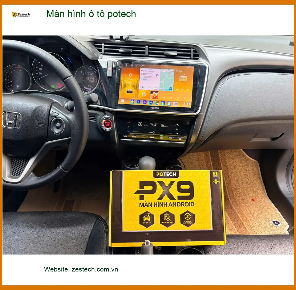 Anh Minh lắp Màn hình Potech cho Corolla Cross tại Thủ Đức cải thiện giải trí ảnh thực tế 4