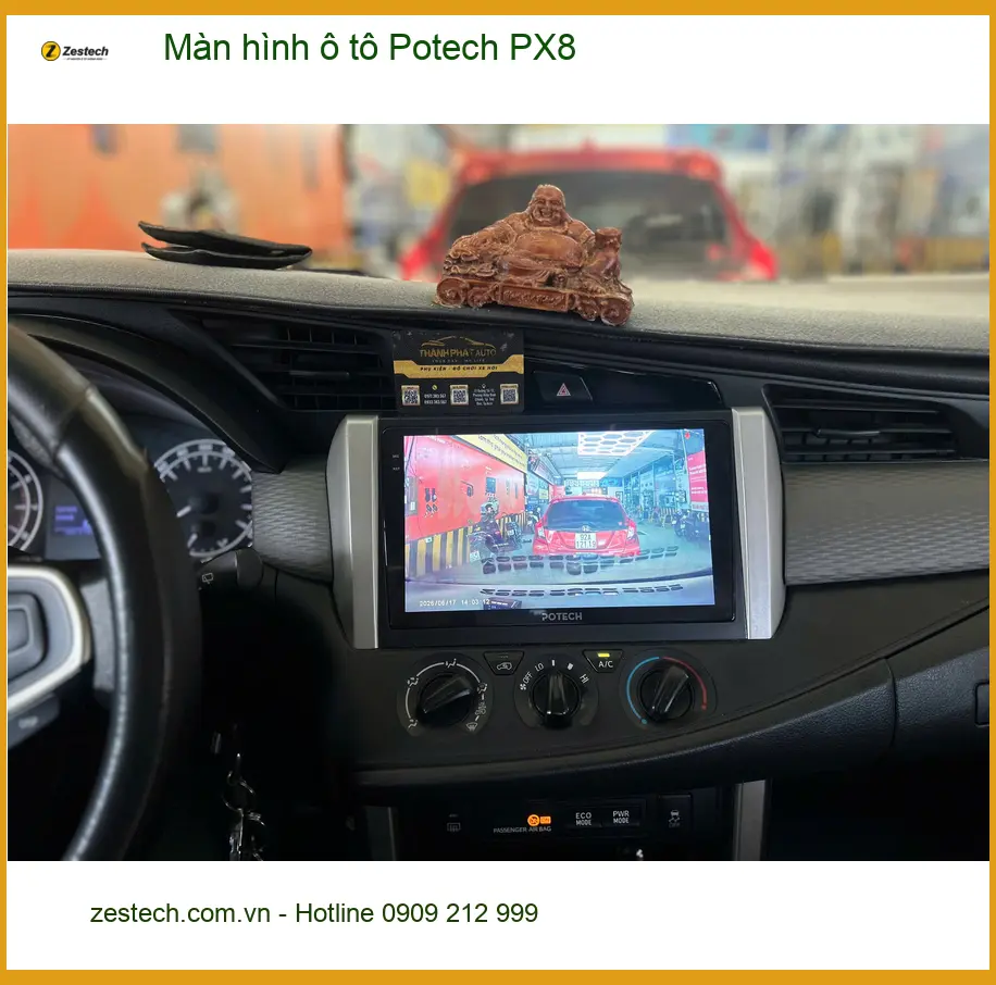 Anh Thắng nâng cấp màn hình ô tô Potech PX8 cho Kia K3 tại Tân Bình ảnh thực tế 2