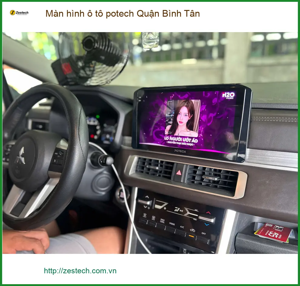 Nơi Gắn Màn Hình Android Ô Tô hình ô tô potech Quận Bình Tân - Giá Tốt TPHCM