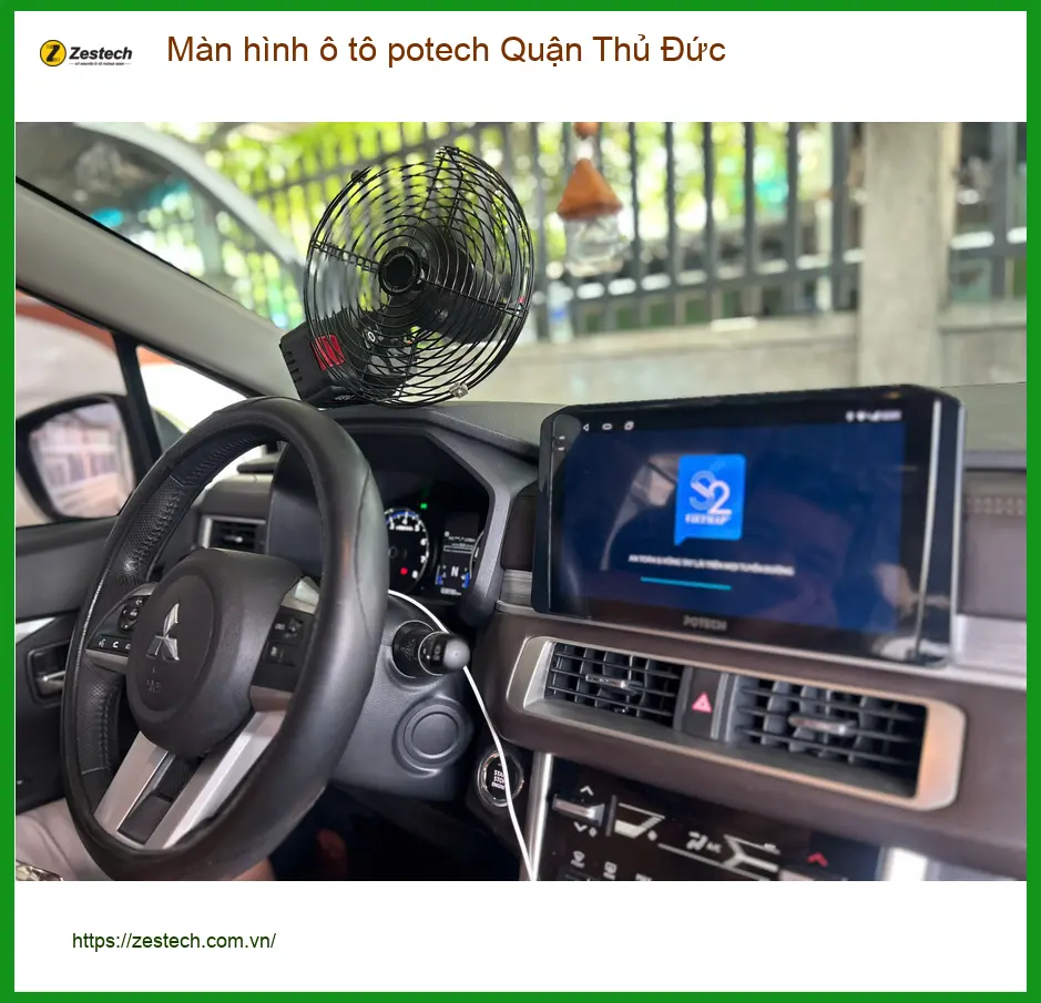Nơi Lắp Màn Hình Android Ô Tô hình ô tô potech Quận Thủ Đức - Giá Tốt TPHCM