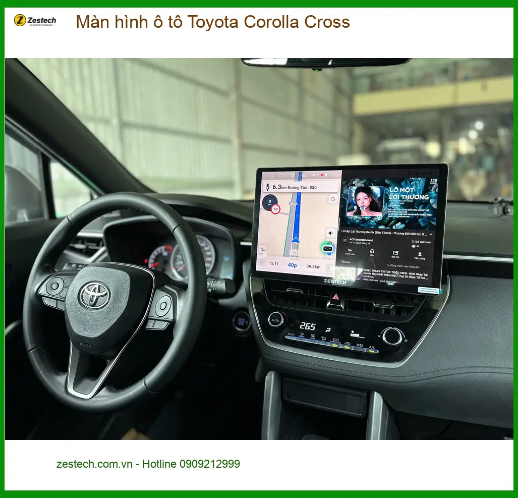 Bác Cường lắp màn hình ô tô Toyota Corolla Cross tại Quận 2 để nâng tầm trải nghiệm lái ảnh thực tế 4