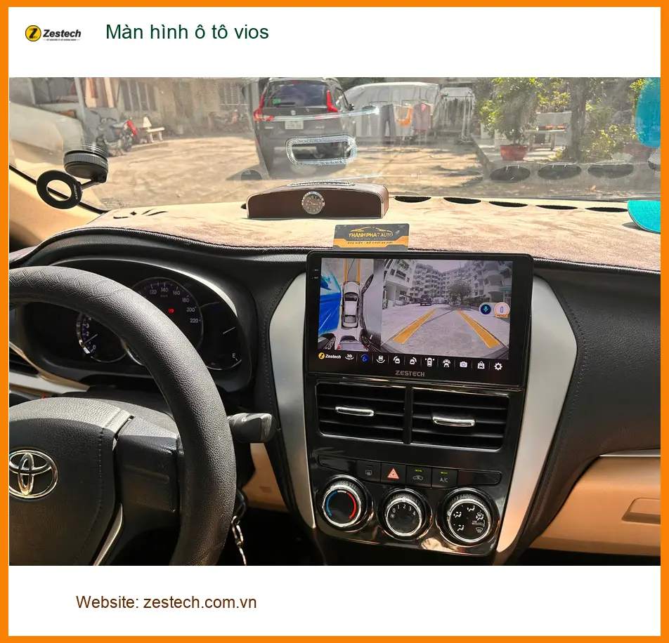 Anh Quang lắp màn hình ô tô Vios tại Quận Tân Bình để nâng tầm trải nghiệm lái ảnh thực tế 4