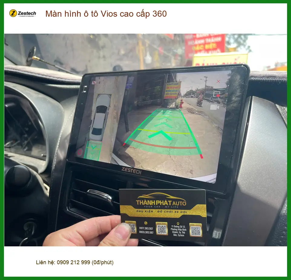 Anh Duy Khang tìm lắp màn hình ô tô Vios 360 cao cấp tại Nhà Bè
