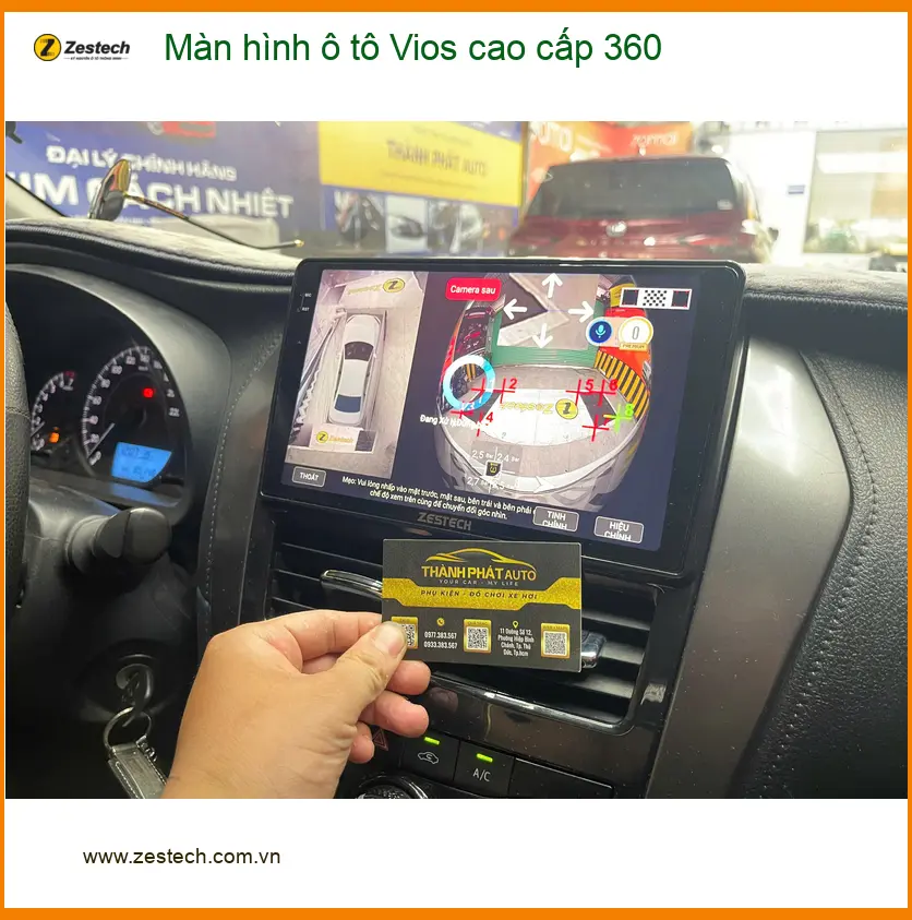 Anh Duy Khang tìm lắp màn hình ô tô Vios 360 cao cấp tại Nhà Bè ảnh thực tế 4