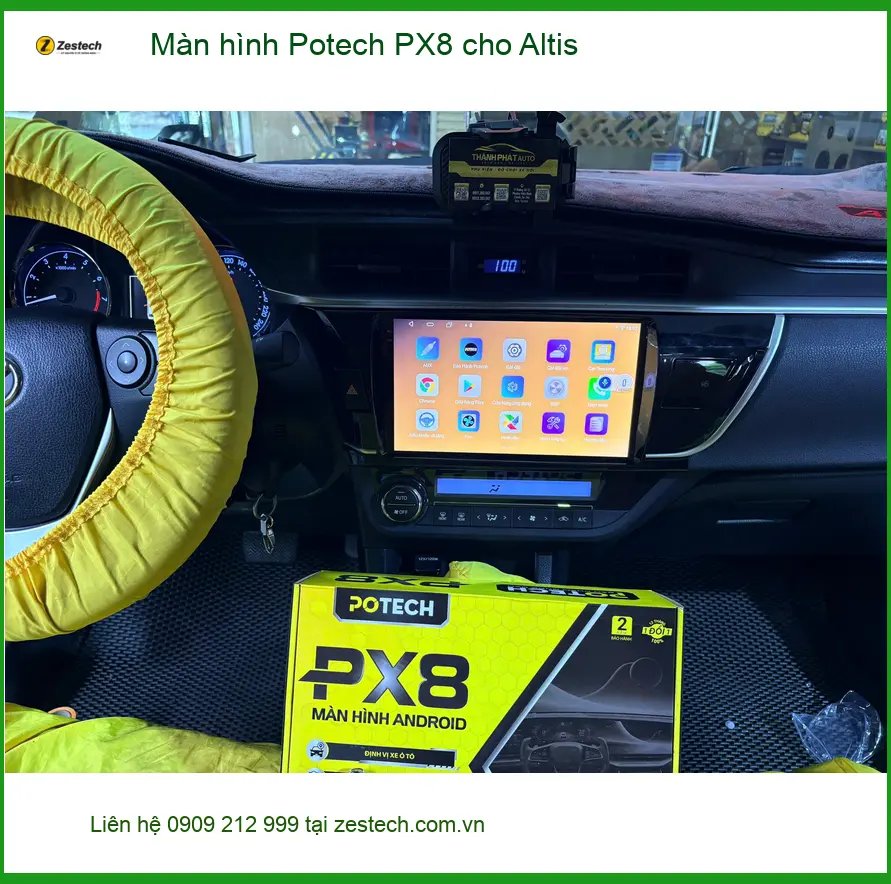 Anh Đức An nâng cấp màn hình Potech PX8 cho Altis Quận 6 để trải nghiệm công nghệ ảnh thực tế 3