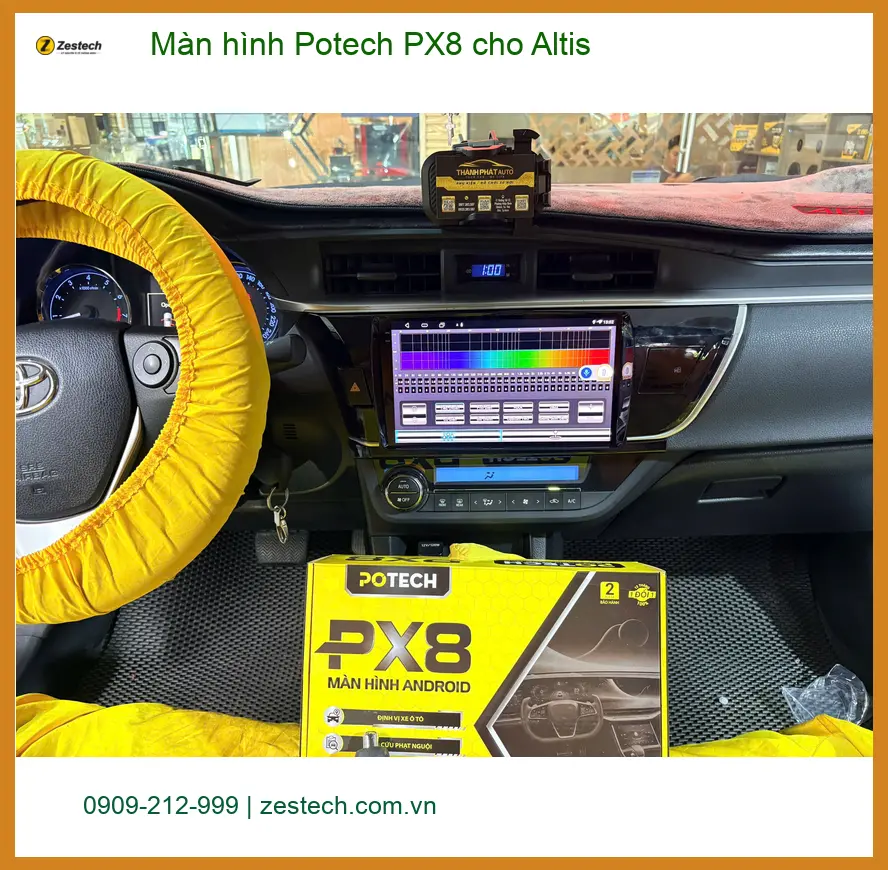 Anh Đức An nâng cấp màn hình Potech PX8 cho Altis Quận 6 để trải nghiệm công nghệ ảnh thực tế 4