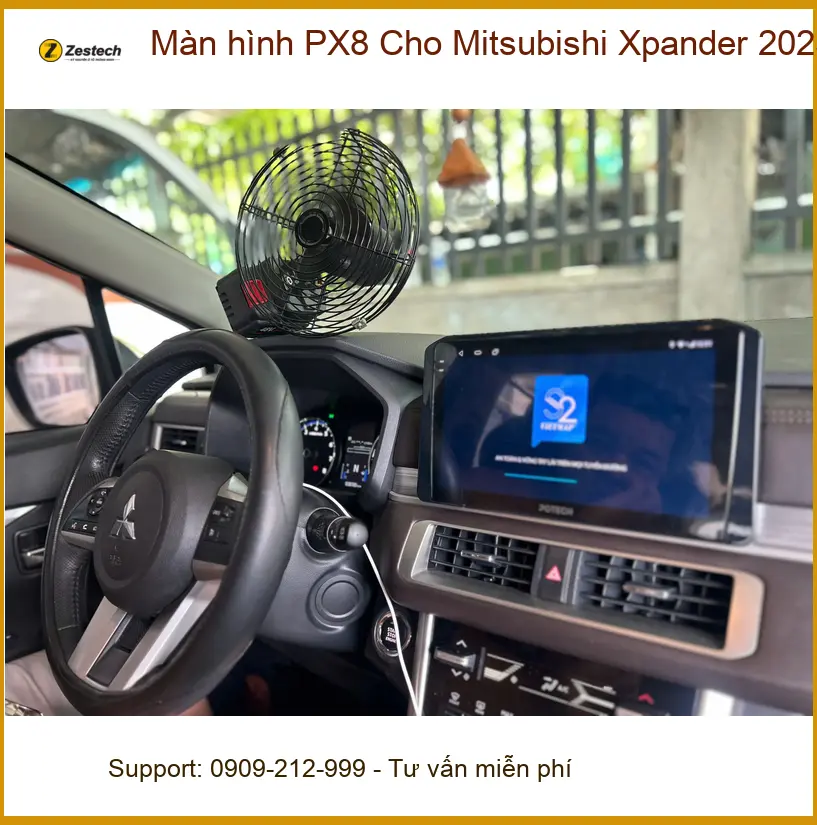 Chú Cường lắp màn hình PX8 cho Mitsubishi Xpander 2025 tại Quận 4 ảnh thực tế 4