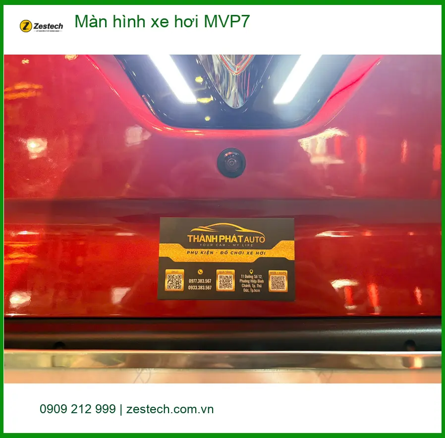 Anh Trường lắp màn hình MVP7 cho Hyundai Santa Fe tại Quận Tân Phú