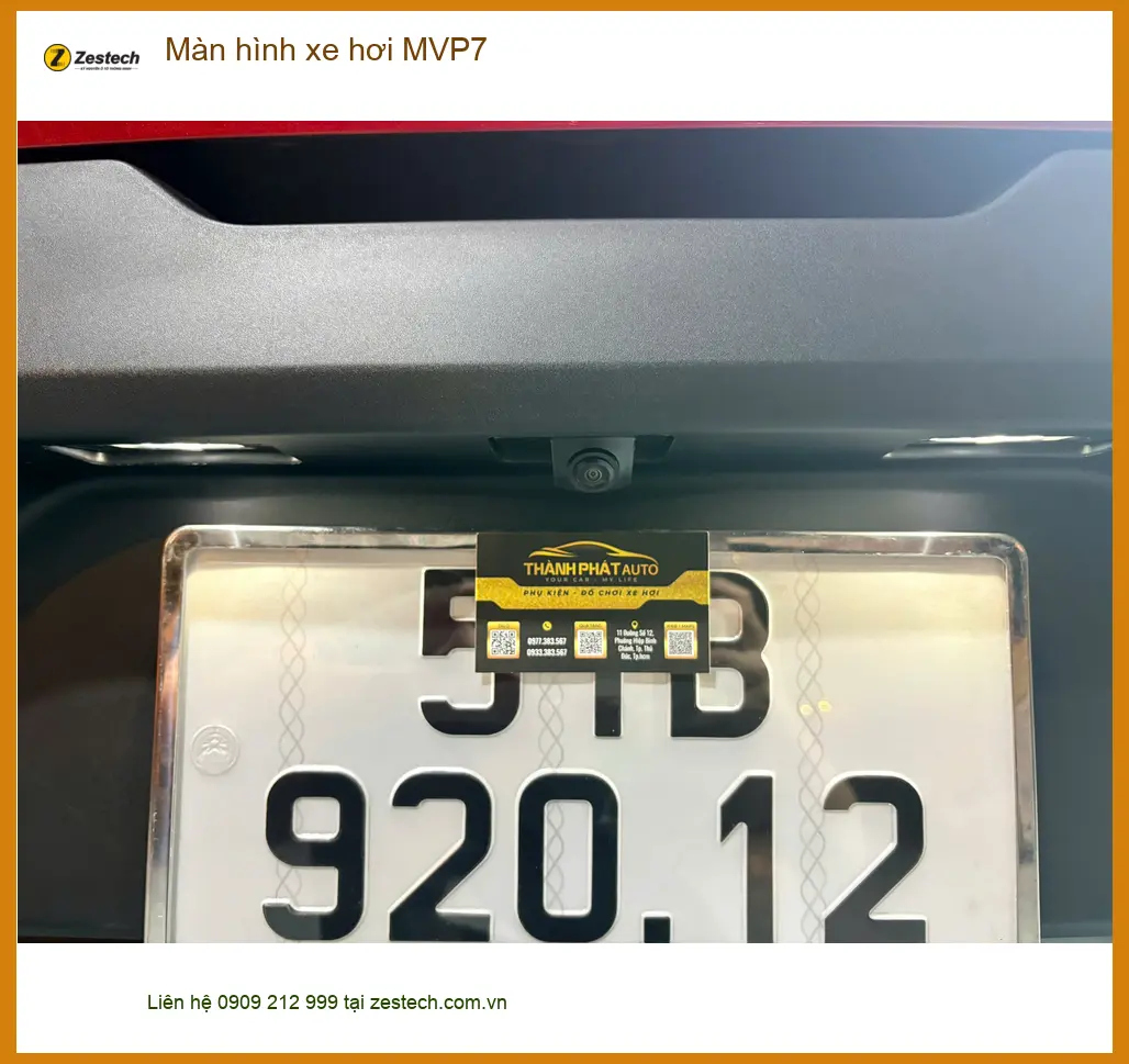 Anh Trường lắp màn hình MVP7 cho Hyundai Santa Fe tại Quận Tân Phú ảnh thực tế 3