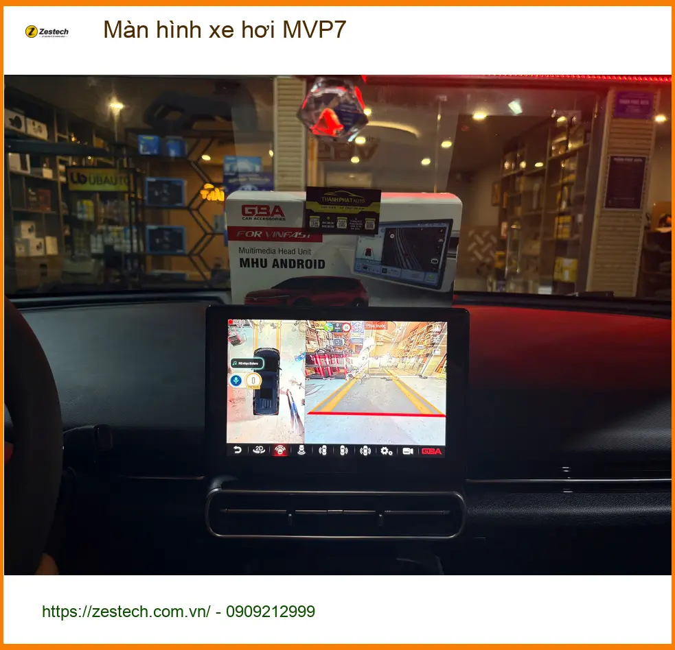 Anh Minh nâng cấp màn hình xe hơi MVP7 cho Hyundai Accent tại Quận 1. ảnh thực tế 3